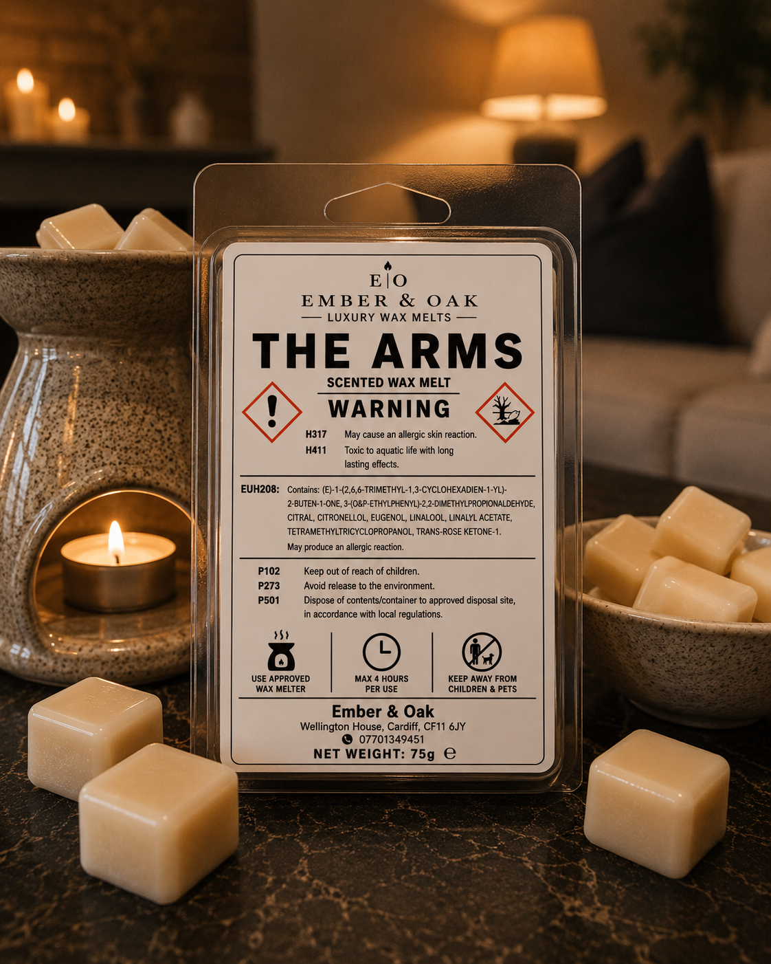 The Arms Luxury Candle - Inspired by Stronger With You