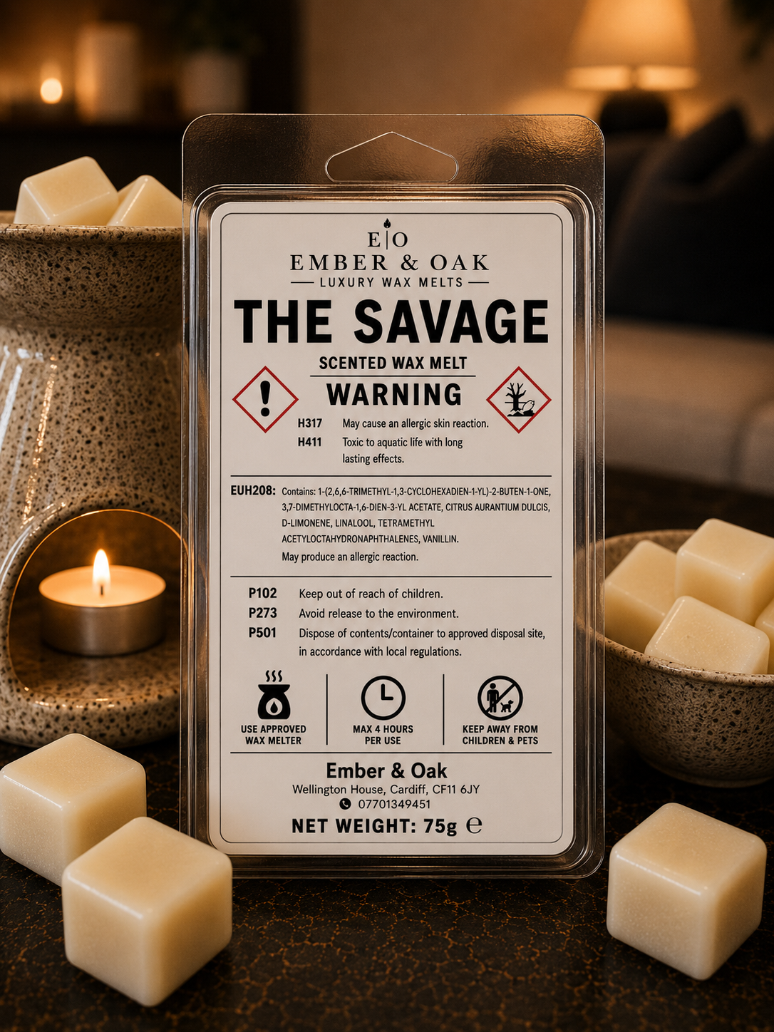 The Savage Luxury Candle - Inspired by Sauvage