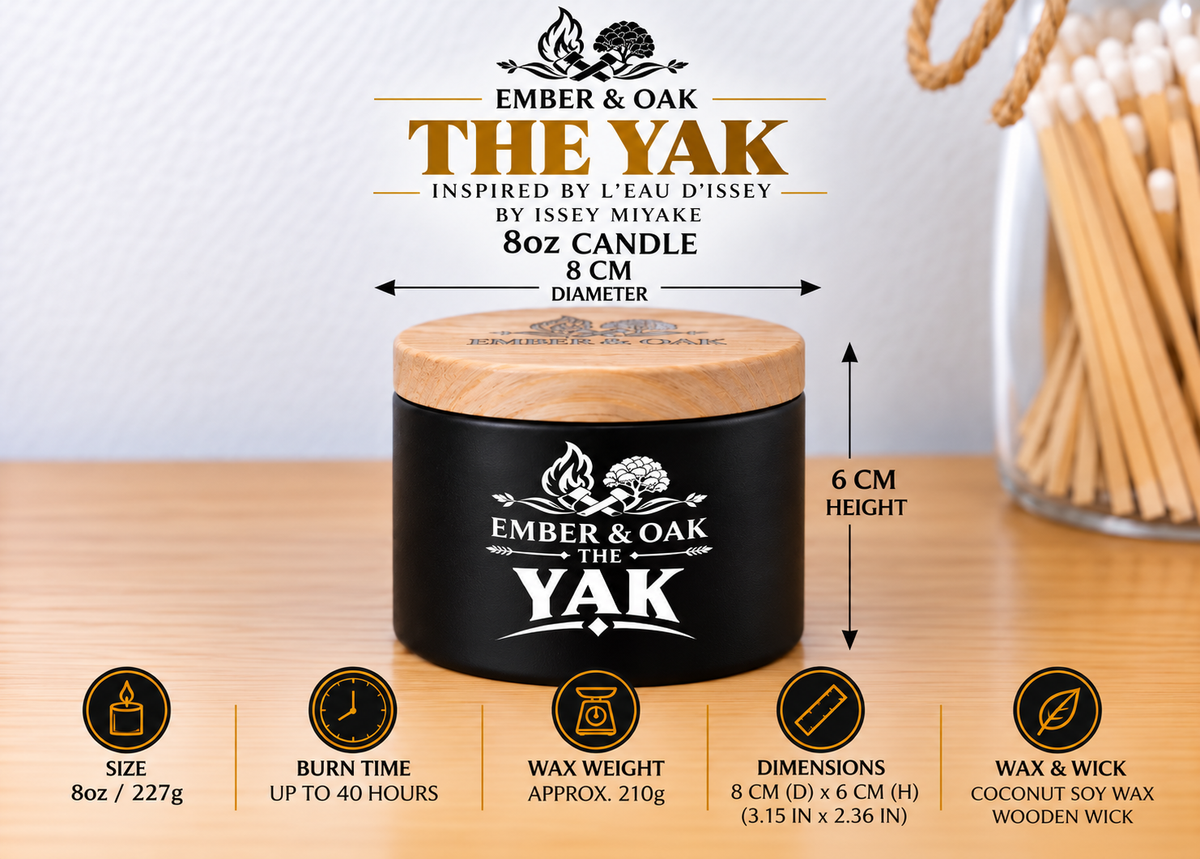 The Yak Luxury Candle - Inspired by Issey Miyake