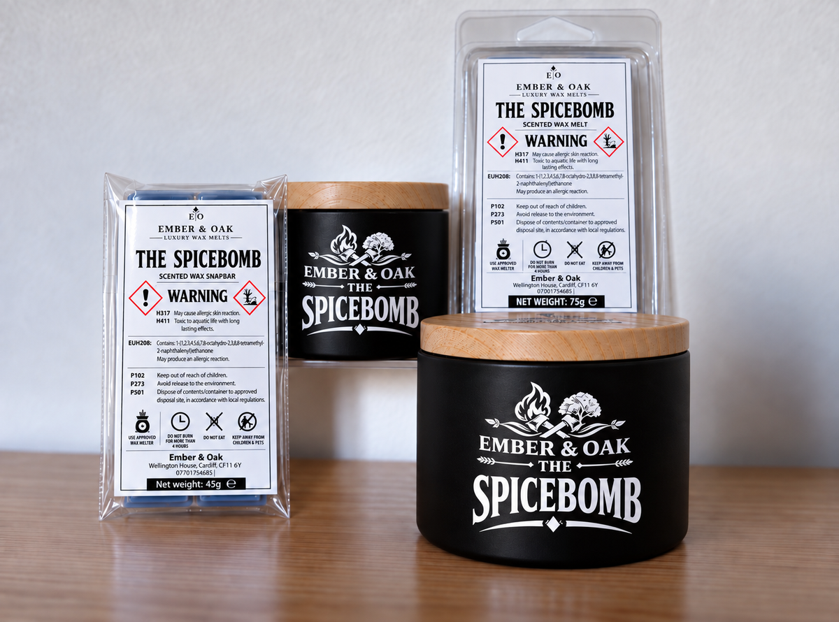 The Spice Bomb Luxury Candle - Inspired by Spicebomb