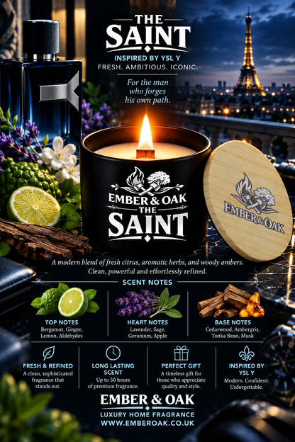 The Saint Scented Candle – Inspired by YSL Y