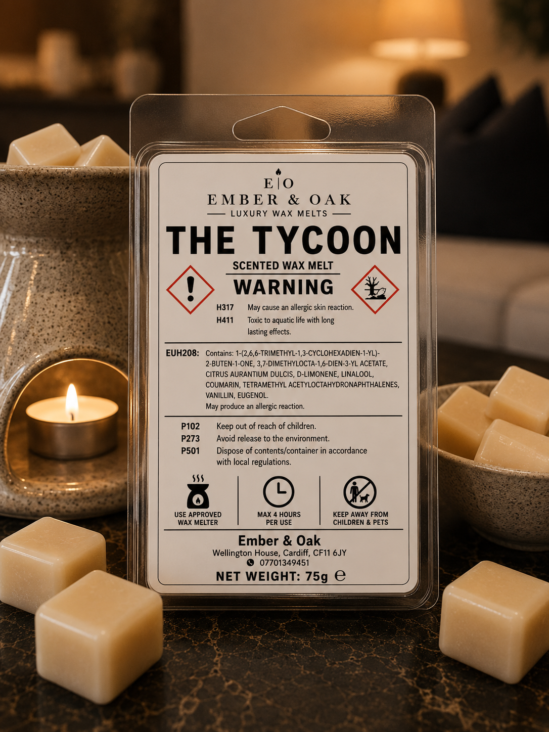 The Tycoon Luxury Candle - Inspired by One Million