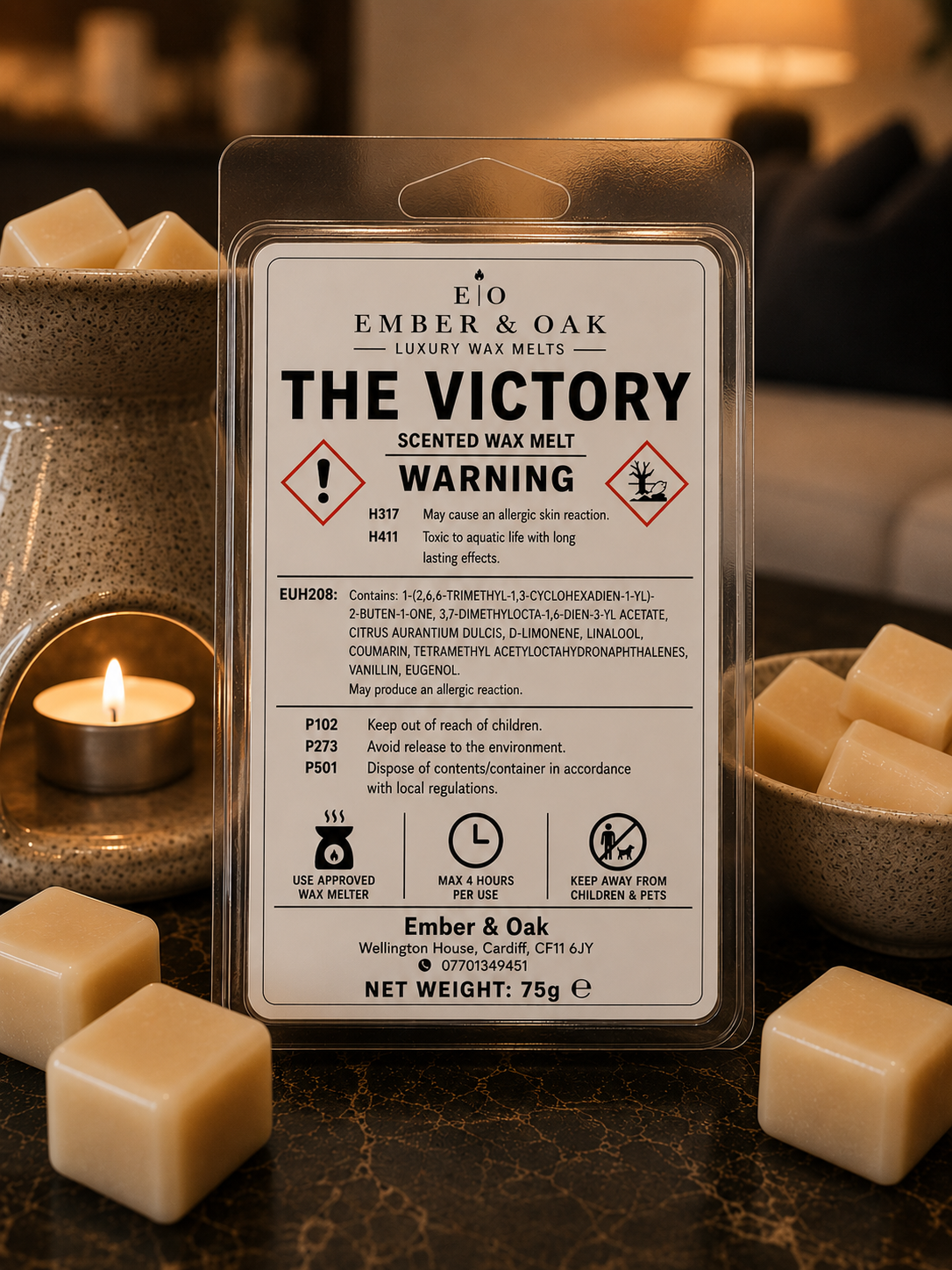 The Victory Luxury Candle - Inspired by Invictus