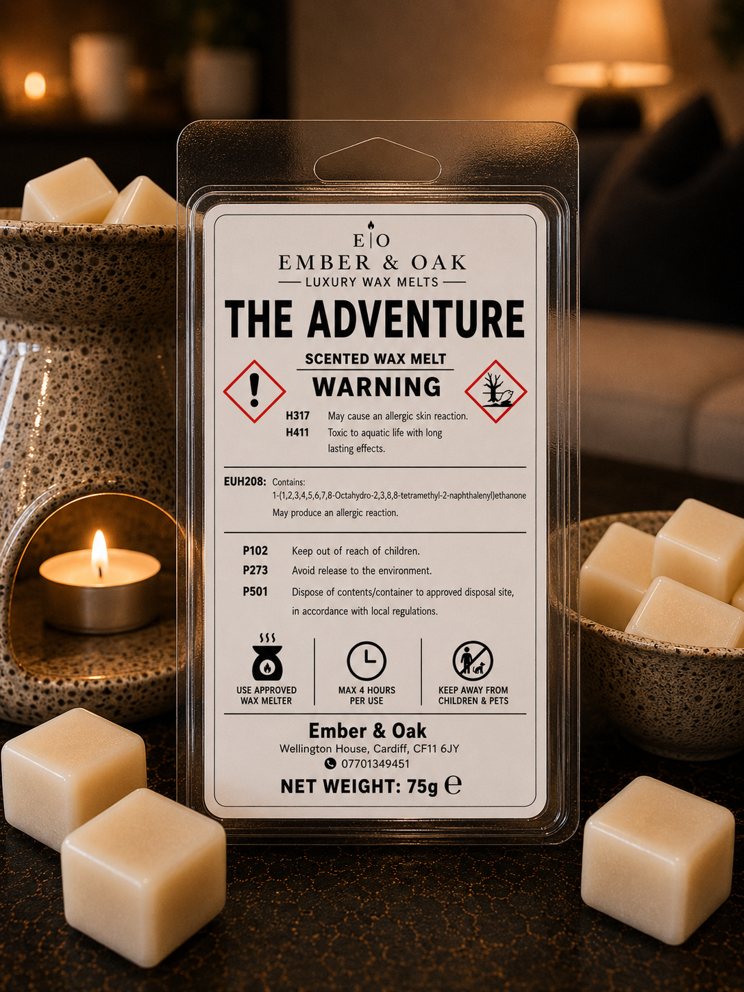 The Adventure Luxury Candle - Inspired by Aventus