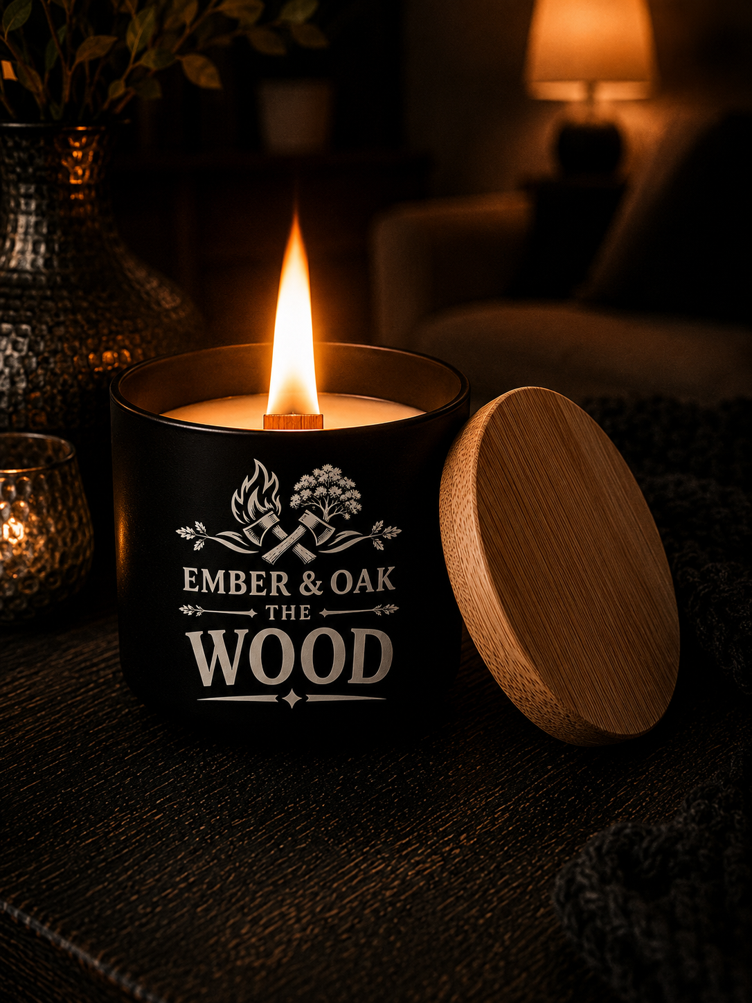 The Wood Luxury Candle - Inspired by Oud Wood