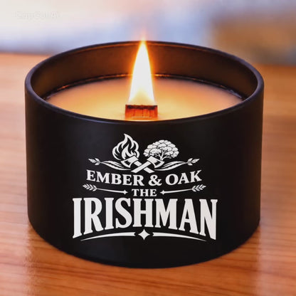 The Irishman Scented Candle – Inspired by Creed Green Irish Tweed